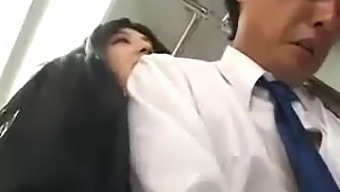 Public Bus Ride Ends With Asian Handjob