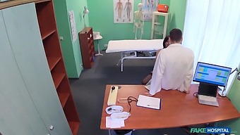 Married Woman Seduces Her Husband’s Doctor In A Fake Hospital Setting.