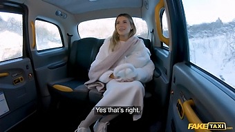 Beautiful Lingerie Model Gets A Rough And Hard Fuck In The Back Seat Of A Taxi.